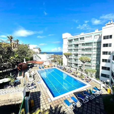 Bright Superior Studio With Wifi, Pool, Terrace In Puerto De La Cruz *